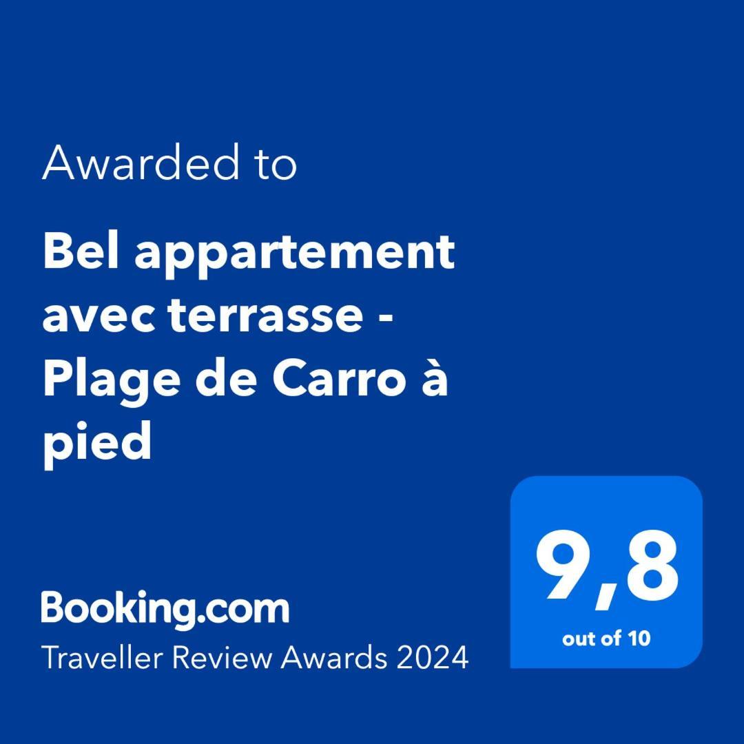 Bel Appartement Avec Terrasse - Plage De Carro A Pied Мартіг Екстер'єр фото